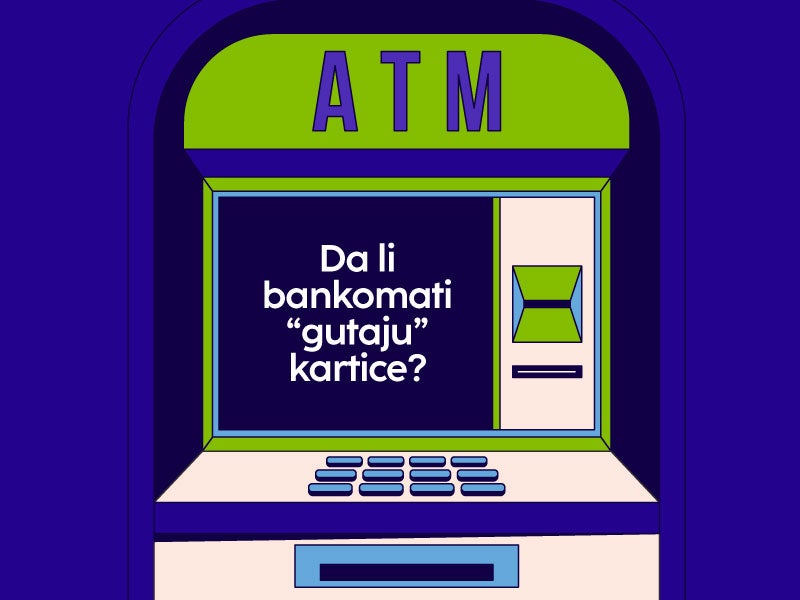 šta ako bankomat proguta karticu